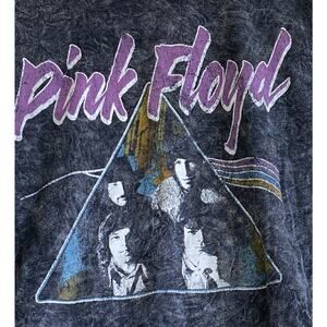 Pink Floyd Shirt Mens Medium M/L Black Tie Dye Band T Shirt Rock Classic Comfort